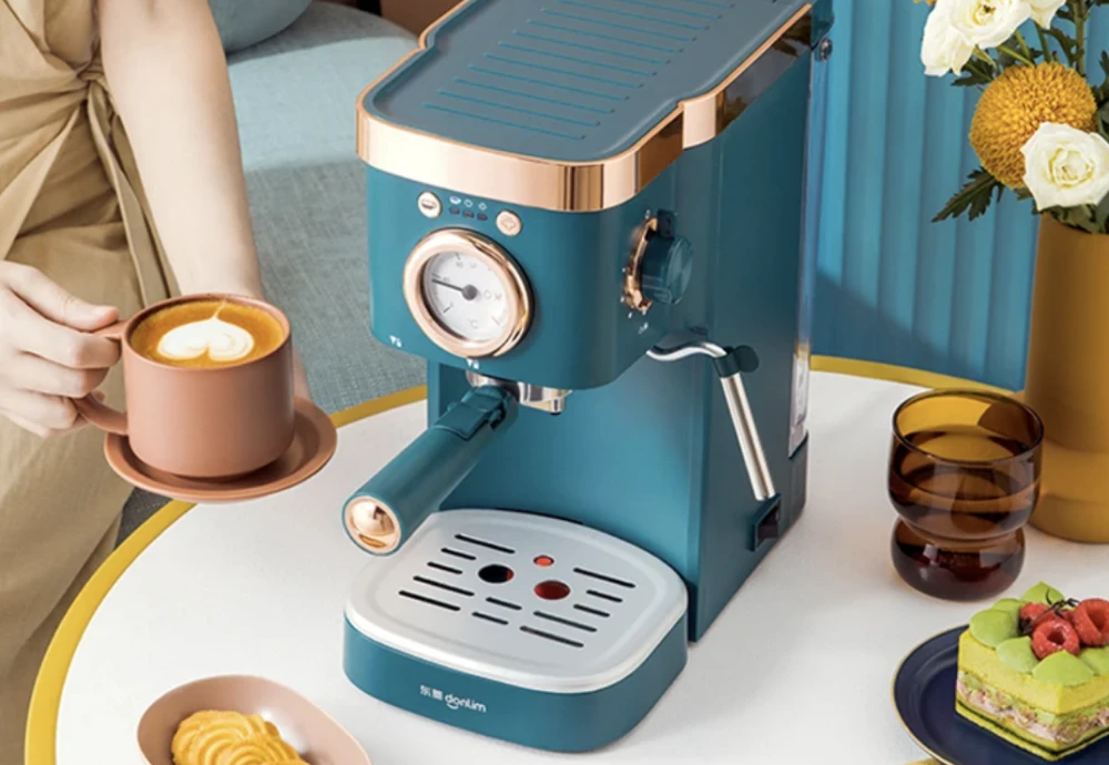 espresso machine with milk steamer